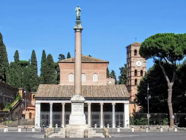 Church Of San Lorenzo Fuori Le Mura St Lawrence Outside The Walls Rome Orig 596X447